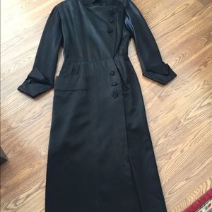Christian Dior vintage satin midi dress size 6